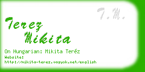 terez mikita business card